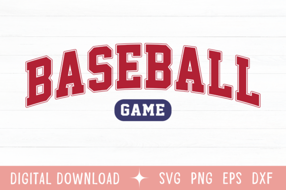 Baseball Game Color Retro Varsity SVG: A Versatile Design for Creative Projects