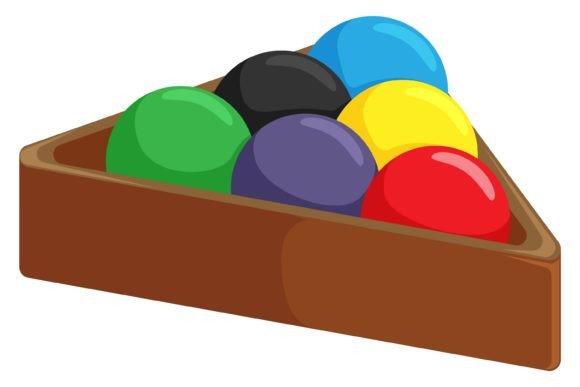 Billiard Pool Ball Game Related Sticker: A Versatile Design Asset for Creative Projects