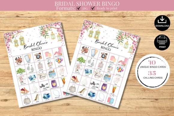 Bridal Shower Bingo Game: Fun & Functional Party Entertainment