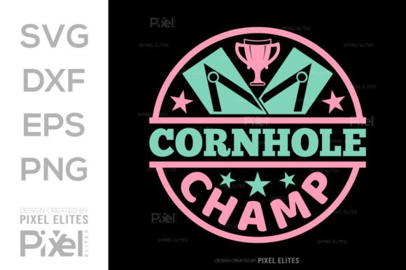 Cornhole Champ SVG Cornhole Game: A Customizable Design for DIY Enthusiasts