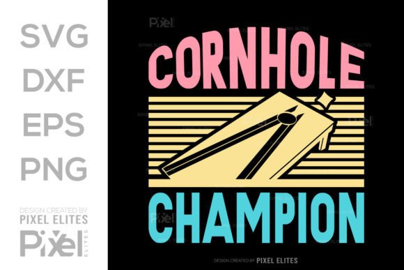 Cornhole Champion SVG Game Design