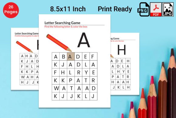 Engaging Pre-K Learning with Letter Searching Games