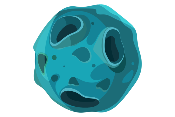 Exploring the Appeal and Utility of Meteorite Cartoon Icons in Space Game Design
