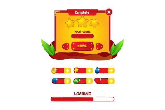 Game Assets with Level Complete Menu – A Practical Design Solution for Developers and Designers