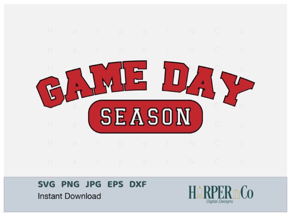 Game Day Season Design Files for Creative Projects