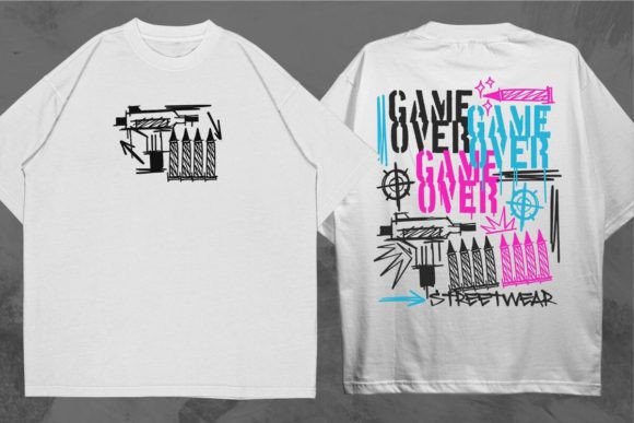 Game Over Graffiti Urban T-shirt Design: A Strategic Creative Asset for Brands and Entrepreneurs