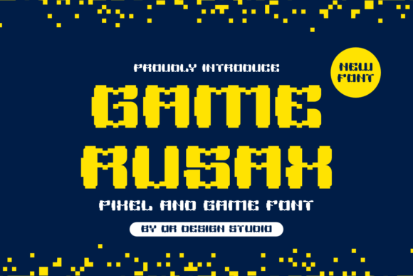 Game Rusax: A Unique Decorative Font for Creative Expression