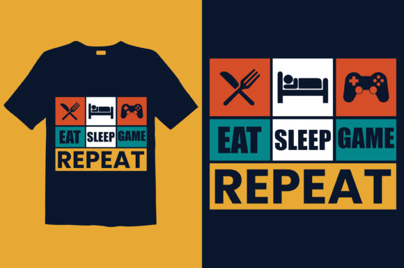 Game Slogan T-Shirt Design