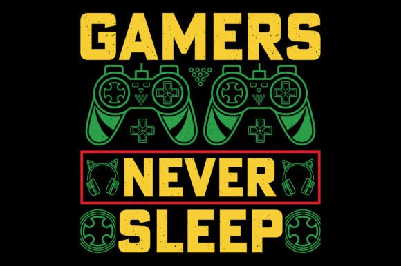 Gamers Never Sleep Video Game T-Shirt: A Unique Design for Passionate Gamers
