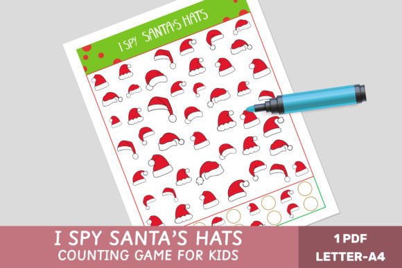 I Spy Santa's Hats - Christmas Game: A Strategic Tool for Engagement and Learning