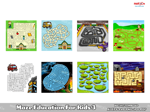 Maze Game Education for Kids 3: Creative Learning Through Play