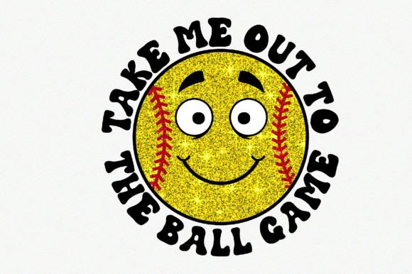 Take Me Out to the Ball Game PNG 2 – A Versatile Design for Craft and DIY Enthusiasts