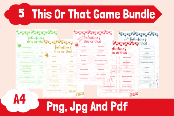 Valentine's This or That Game Bundle