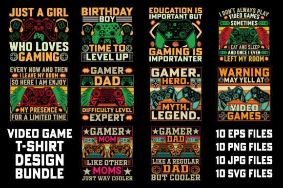 Video Game T-Shirt Design Bundle Gaming: What You Need to Know Before You Buy