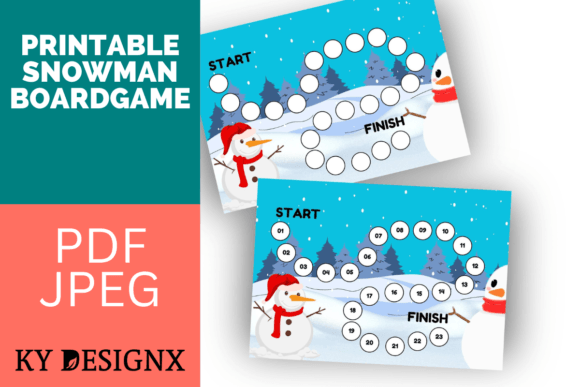 Winter Snowman Board Game: A Charming Addition to Any Holiday Celebration